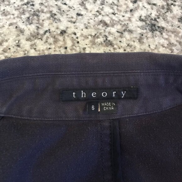 THEORY DENIM JACKET sz M - Picture 3 of 4